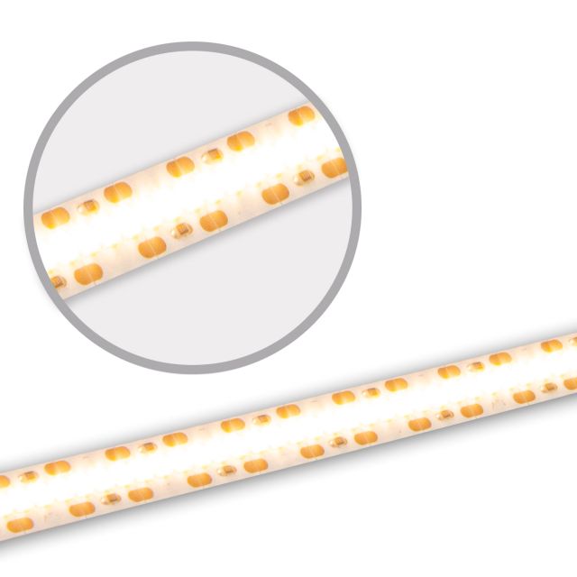 LED Streifen Plug&Play-F 12W/Meter, 200cm, 24V, CRI>90, 3000K