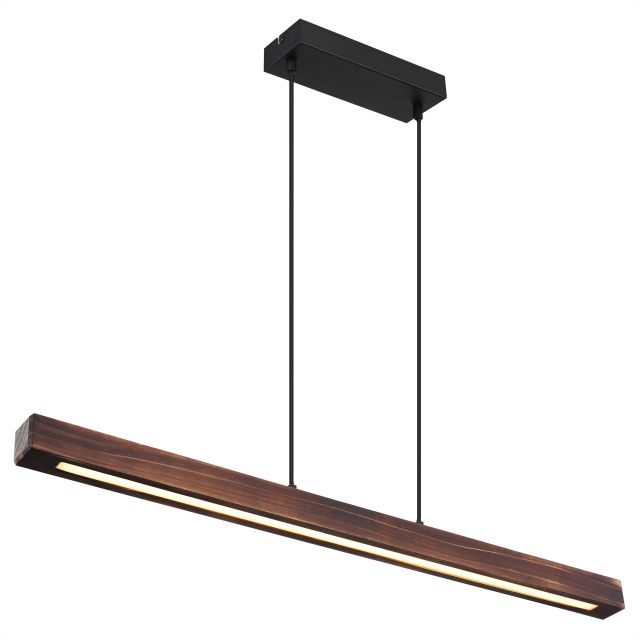 LED Hängeleuchte, Metall schwarz matt