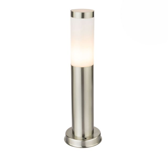 LED Pollerleuchte 450, Edelstahl, 9W, warmweiß, IP44, inkl. E27 Leuchtmittel