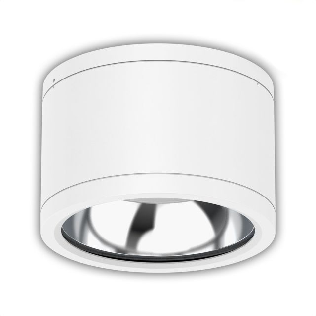 LED Deckenaufbaustrahler, weiß, 25W, ColorSwitch 3000/4000/5000K, IP65, dimmbar