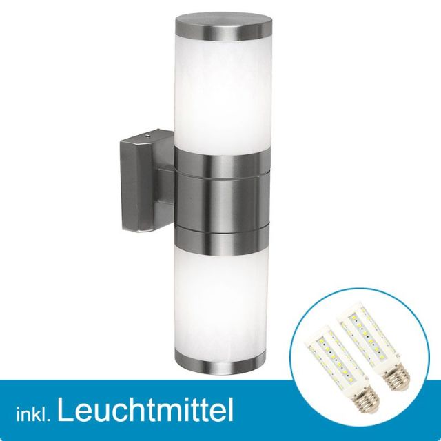 LED Außenlampe XELOO mit Leuchtmittel E27- 7 Watt- neutralweiss