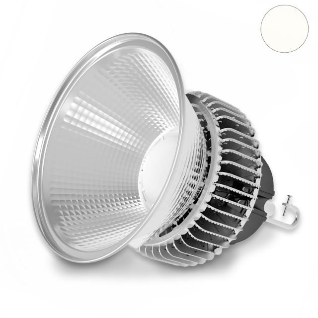 LED Hallenleuchte RS 100W inkl- Alu-Reflektor 60°- neutralweiss- 1-10V dimmbar