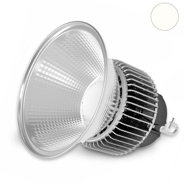 LED Hallenleuchte RS 150W inkl- Alu-Reflektor 60°- neutralweiss- 1-10V dimmbar