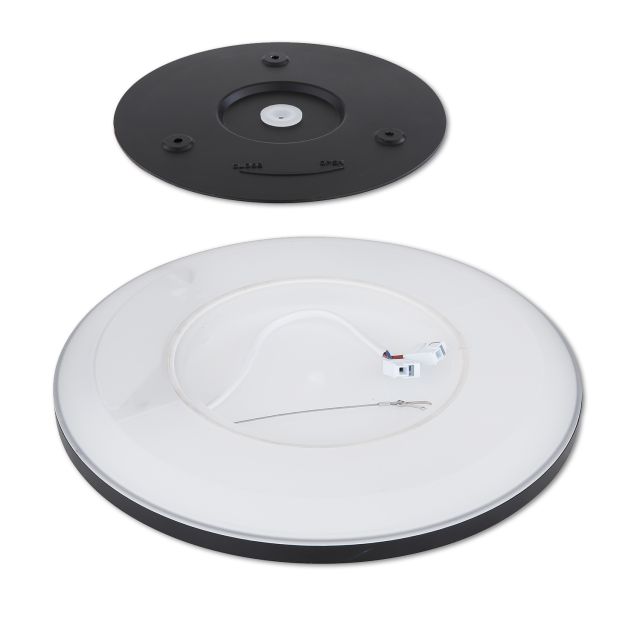 LED Deckenleuchte Slim300, weiß,18W, rund, IP44, Up&Down, 3 Stufen Dimmbar