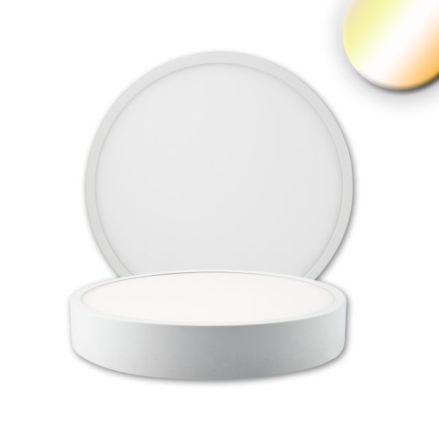 LED Deckenleuchte Pro, weiß, 15W, rund, ColorSwitch 2700/3000/4000K, dimmbar