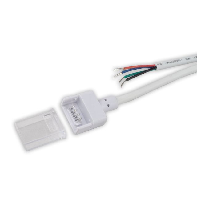 Clip-Kabelanschluss, 200cm, 4-polig, IP68, für 12mm breite LED Streifen