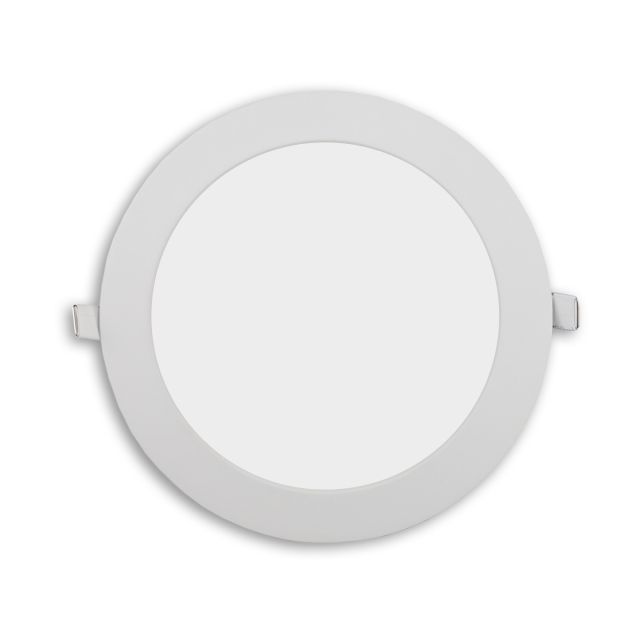 LED Downlight Ultraflach, weiß, 24W, rund, ColorSwitch 3000/3500/4000K, dimmbar