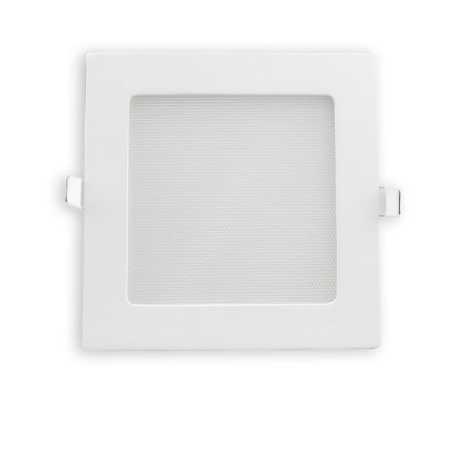 LED Downlight Ultraflach, weiß, 24W, eckig, ColorSwitch 3000/3500/4000K, dimmbar