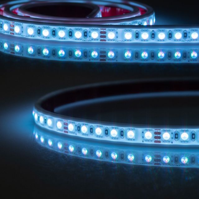 LED Streifen Outdoor Pro, 24V, 14,4W, 120 LED/Meter, RGB, IP68, 500cm