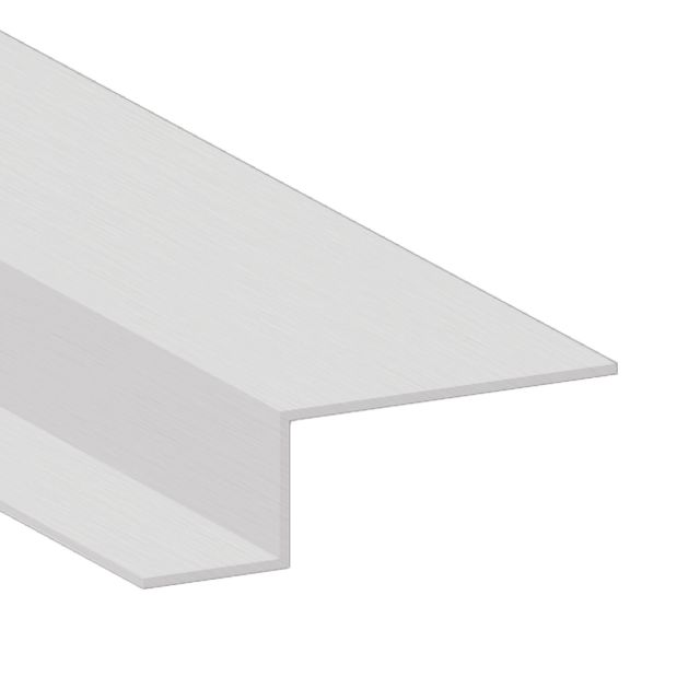 LED Trockenbauprofil S-Profil12, Aluminium weiß RAL 9003, 200cm