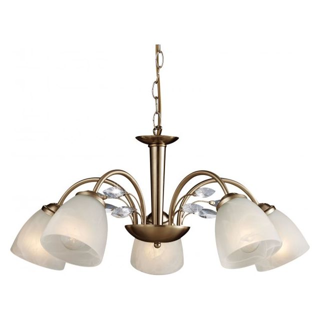 Lampe Luster ROMANTICA Luster D58 Ms antik, Leuchte Modern EEI:A++ bis E