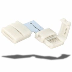 Flexband Clip-ECK-Verbinder 4-polig, weiss für Breite 10mm
