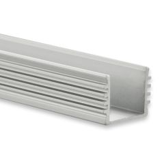 LED Aufbauprofil Maxi 12 Aluminium eloxiert, 200cm