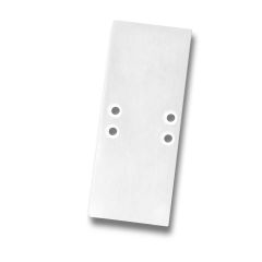 Endkappe EC66 Aluminium weiß für Profil Doppelseitig , 2 STK, inkl. Schrauben