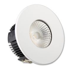 LED Einbaustrahler IP65 für GU10 Leuchtmittel inkl. Cover rund, weiss
