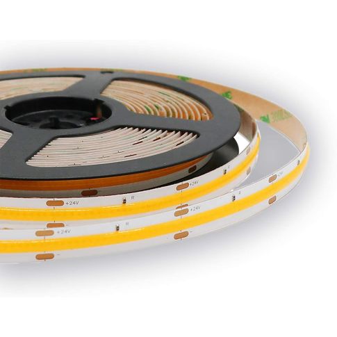 LED Streifen COB, Plug&Play-F 10W/Meter, 500cm, Warmweiss, 24V