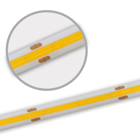 LED Streifen COB, Plug&Play-F 10W/Meter, 200cm, Warmweiss, 24V