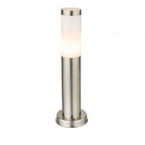 LED Pollerleuchte 450, Edelstahl, 9W, warmweiß, IP44, inkl. E27 Leuchtmittel