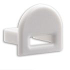 Endkappe EC38, mit Kabeldurchführung, für Aufbauprofil Mini12 Flach, 1 STK