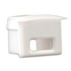 Endkappe EC8 für Einbauprofil Midi 12 mit Kabeldurchführung, 1 STK