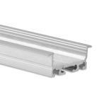 LED Einbauprofil Mini 24 Flach Aluminium eloxiert, 200cm
