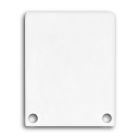 Endkappe EC45W Alu für Auf-/Einbauprofil Mini 24 flach, 2 STK, inkl. Schrauben