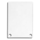 Endkappe EC48W Alu für Auf-/Einbauprofil Maxi 24, 2 STK, inkl. Schrauben