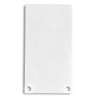 Endkappe EC49W Alu für Auf-/Einbauprofil Maxi 24, 2 STK, inkl. Schrauben