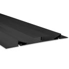 LED Trockenbauprofil Double Curve, Aluminium schwarz RAL 9005, 200cm