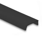 Abdeckung 32, schwarz/matt, 200cm