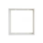Aufbaurahmen, weiß RAL 9016, für LED Panel 600x600, Schnellmontage