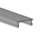Abdeckung 48, schwarz/matt, 200cm, für Profile Mini12 S/D, Mini14 S/D, Stufe13