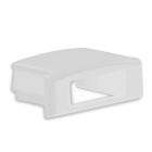 Endkappe EC76 weiß, mit Kabeldurchführung, für Aufbauprofil Mini14 S, 1 STK