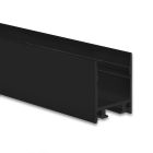 LED Leuchtenprofil Hide One, Aluminium schwarz RAL 9005, 200cm