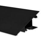 LED Leuchtenprofil Trigon, Aluminium schwarz RAL 9005, 200cm