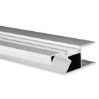 LED Leuchtenprofil Hide Three, Aluminium eloxiert, 200cm