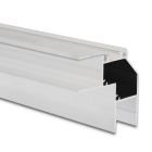 LED Leuchtenprofil Hide Corner, Aluminium weiß RAL 9003, 200cm