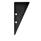 Endkappe EC91 schwarz, für Leuchtenprofil Trigon, 2 STK, inkl. Schrauben