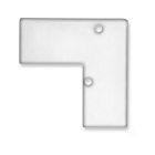 Endkappe EC93, für Leuchtenprofil Hide Corner, 2 STK, inkl. Schrauben
