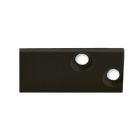 Endkappe EC95 schwarz, für Einbauprofil Möbel D6, 2 STK, inkl. Schrauben