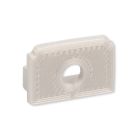 Endkappe EC203, mit Kabeldurchführung, für Fliesenprofil Abschluss, 1STK