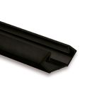 LED Eckprofil Mini11n, Aluminium schwarz RAL 9005, 200cm
