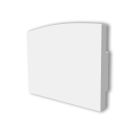 Endkappe EC225 weiß, für Aufbauprofil Pds4-Alu, 1 STK