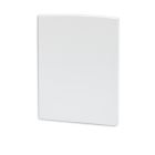 Endkappe EC144W weiß, mit Lichtfalle, für Leuchtenprofile Lampe30, - Up&Down, 2STK, inkl. Schrauben