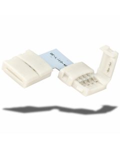 Flexband Clip-ECK-Verbinder 4-polig, weiss für Breite 10mm