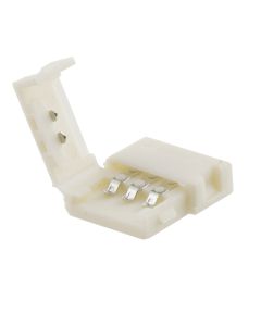 Flexband Clip-Verbinder 3-polig, weiss für Breite 10mm