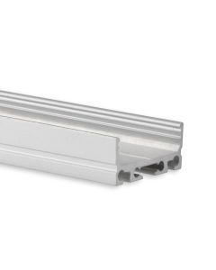 LED Aufbauprofil Mini24 Flach, Aluminium eloxiert, 200cm