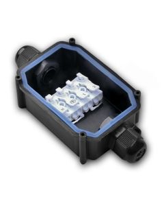 Kabelverbinder IP67, Würgenippel + Push-Klemme 2x4polig