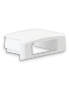 Endkappe EC2W weiss für Aufbauprofil Mini 12 mit Kabeldurchführung, 1 STK