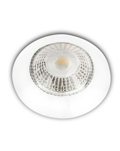 LED Einbaustrahler rund, Alu weiss, für GU10/MR16 Leuchtmittel